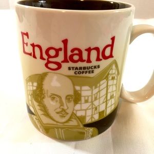 Starbucks England global icon collector mug Shakespeare 2012 16oz